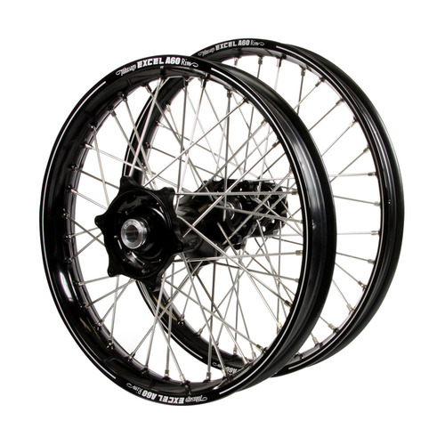 Yamaha Talon Black Hubs / A60 Black Rims Wheel Set