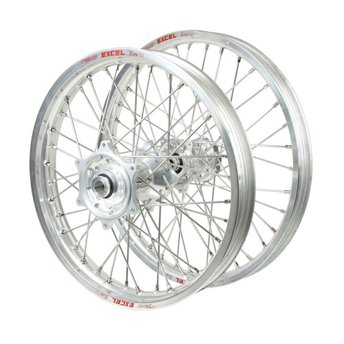 Husqvarna Talon Silver Hubs / Excel Silver Rims Wheel Set FC 450 ROCKSTAR EDITION 2018-2021 (21*1.6 / 18*2.15)