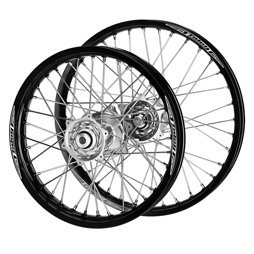 Stark Varg Talon Silver Hubs / Talon Black Rims Wheel Set STARK VARG 2023-2024