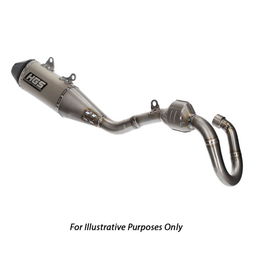 HGS Husqvarna Complete Titanium Carbon Exhaust System