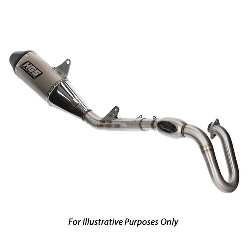 HGS Husqvarna Complete Stainless Steel Carbon Exhaust System FC 350 2019-2022