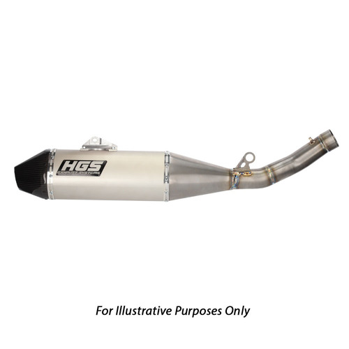 HGS Gas Gas 4 Stroke Titanium Carbon Silencer MC 450 F 2021-2023 (Fits Only on HGS Headpipe)