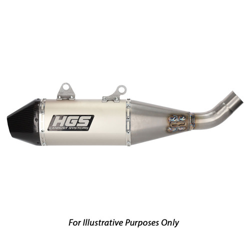 HGS Gas Gas 4 Stroke Titanium Carbon Silencer EC 450 F 2024 (Fits Only on HGS Headpipe)