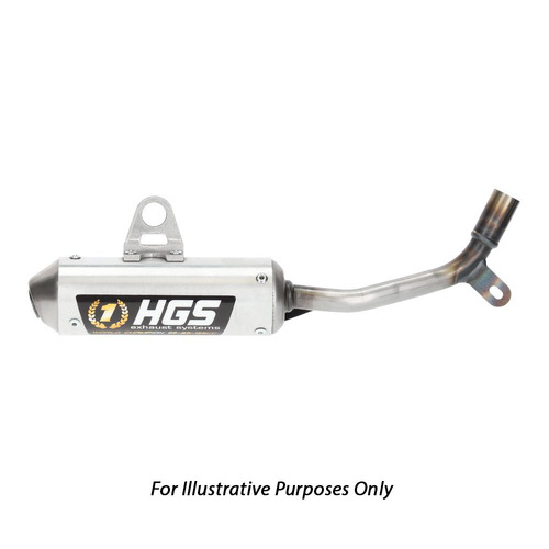 HGS Husqvarna Silver 2 Stroke Round Silencer TC 85 2014-2017