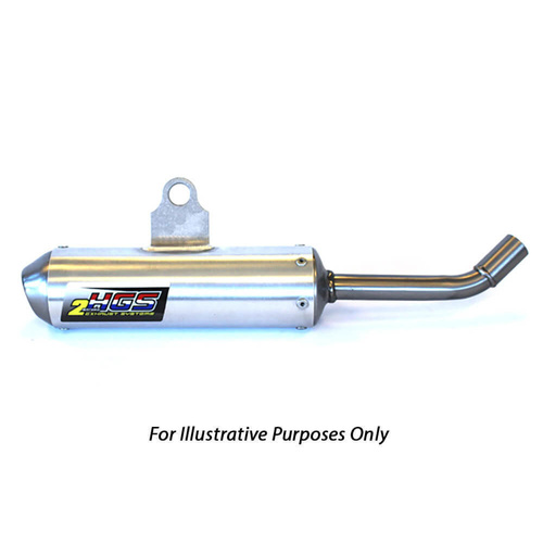 HGS Gas Gas MC 85 2025-2027 Silver 2 Stroke Round Silencer