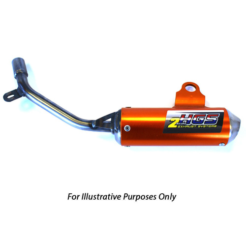HGS Gas Gas MC 85 2025-2027 Orange 2 Stroke Round Silencer