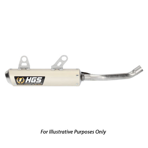 HGS Fantic Silver 2 Stroke Round Silencer XX 125 2021-2024