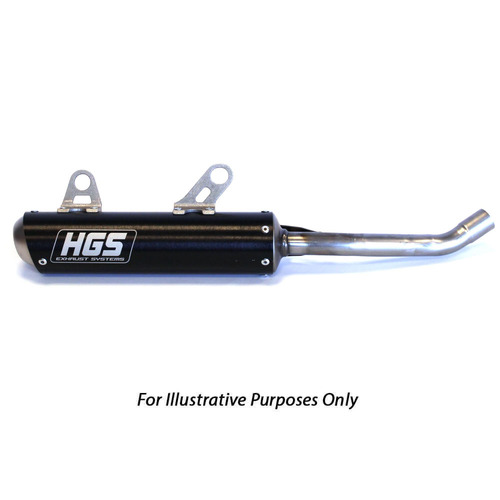 HGS Fantic Black 2 Stroke Round Silencer XX 125 2021-2024